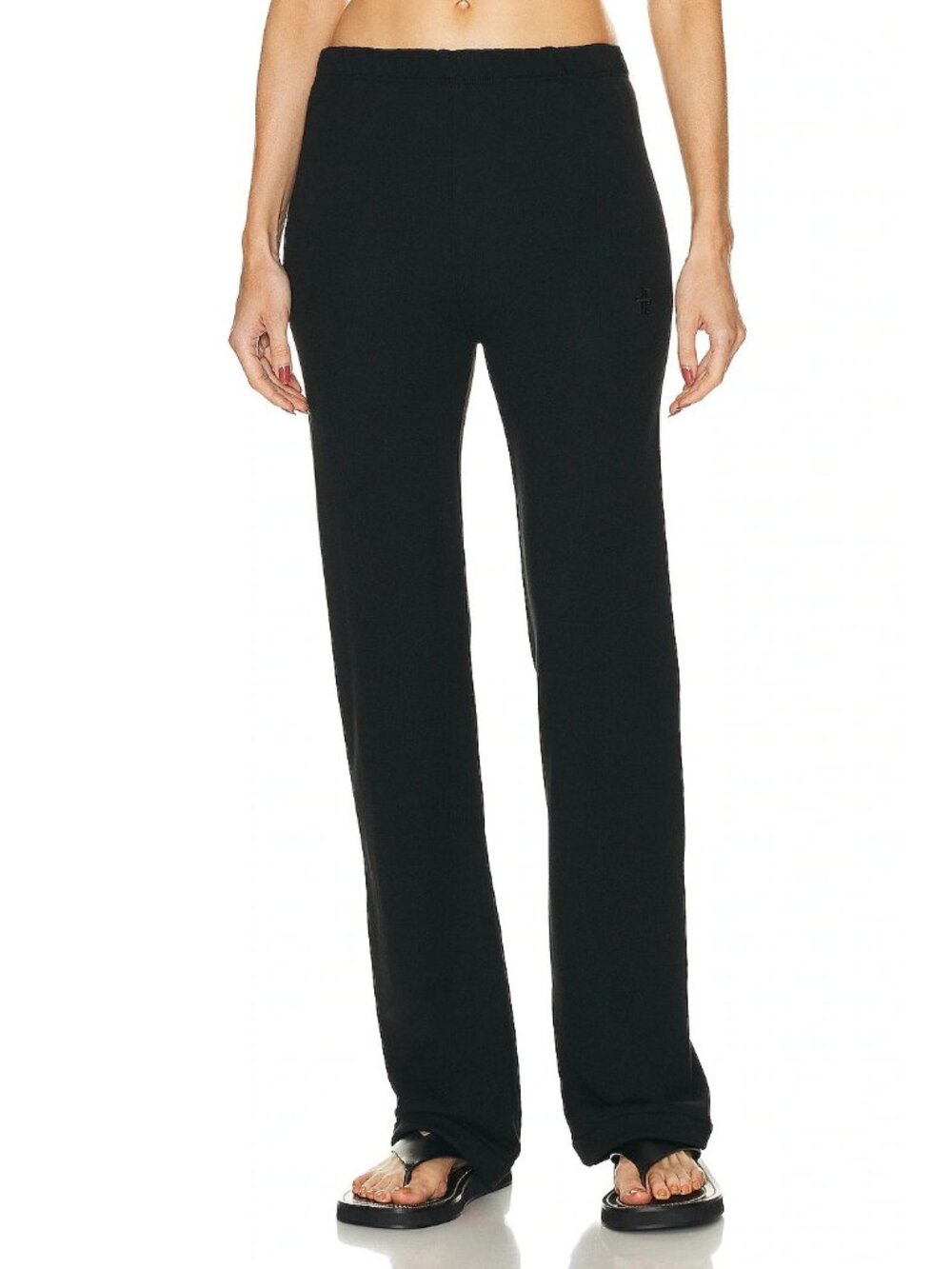 Eterne Straight Leg Sweatpants Black